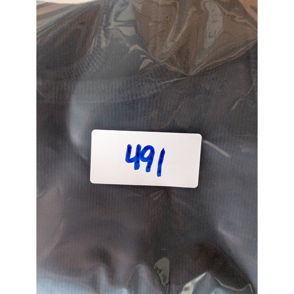 Hollister Womens 90s Ribbed Square Neck Mini Dress S Black Bodycon Soft Girl Y2K - Picture 12 of 12